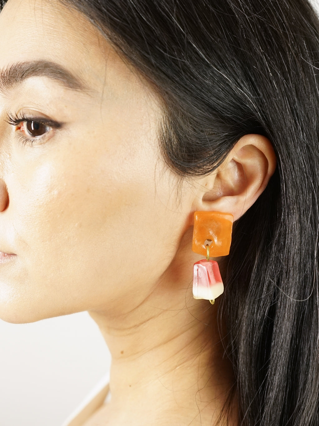 1980s Candy Shaped Earrings