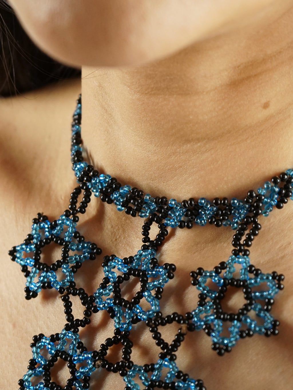 1960s Beaded Festoon Necklace
