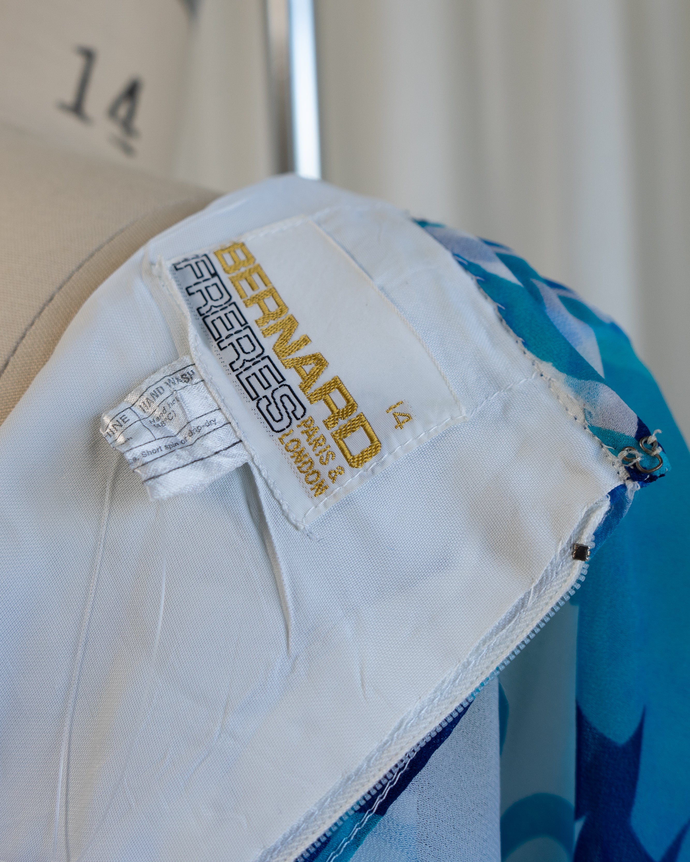 70s Bernard Fréres Nazar Monsters Print Maxi