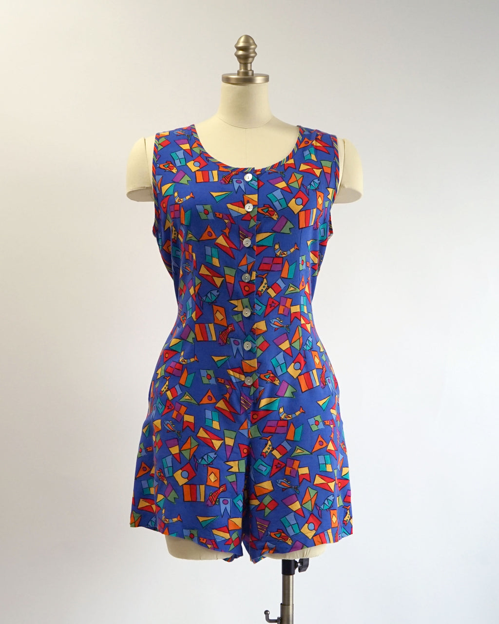 1990s Carole Little Kites Romper