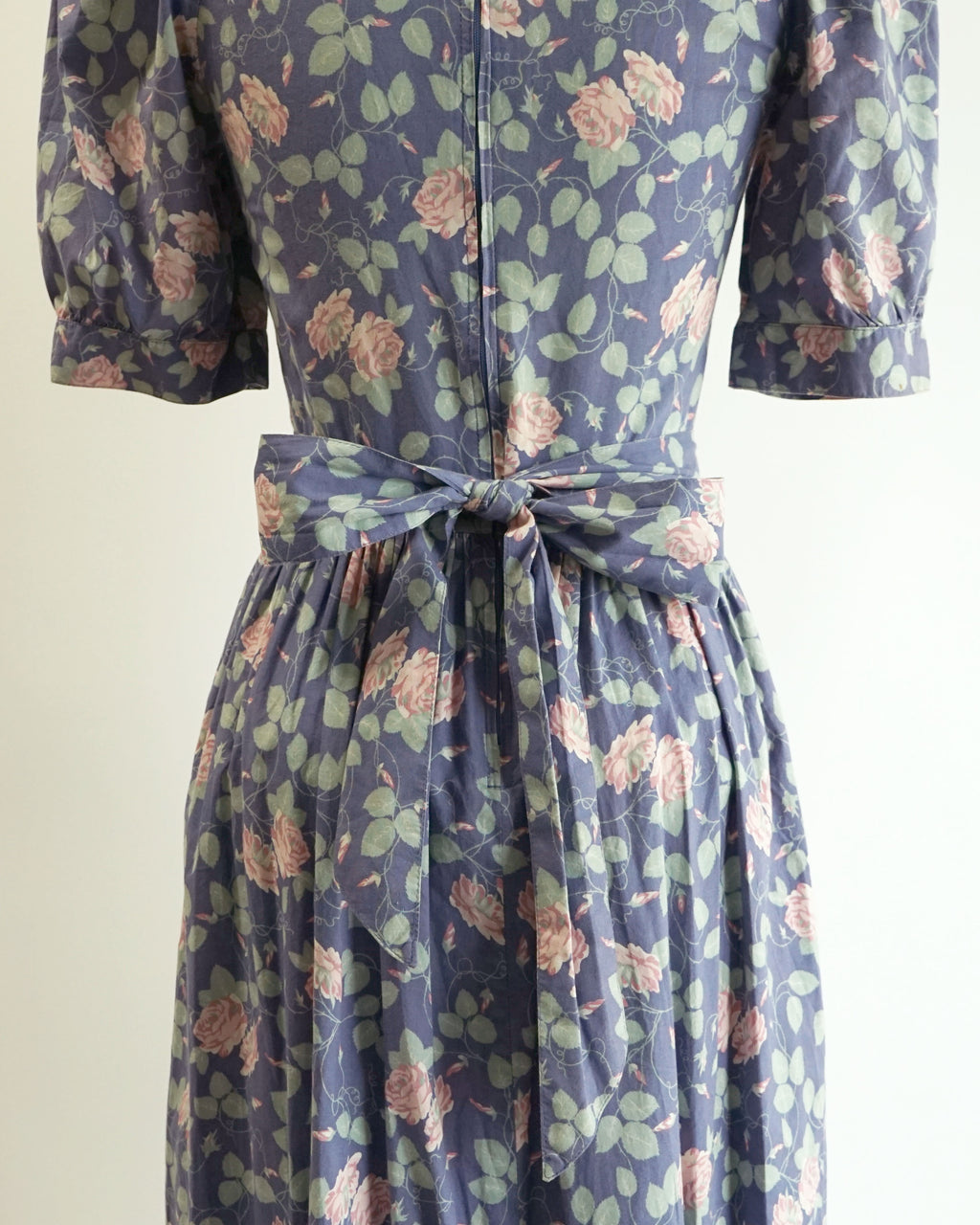 1980s Laura Ashley Climbing Roses Dress