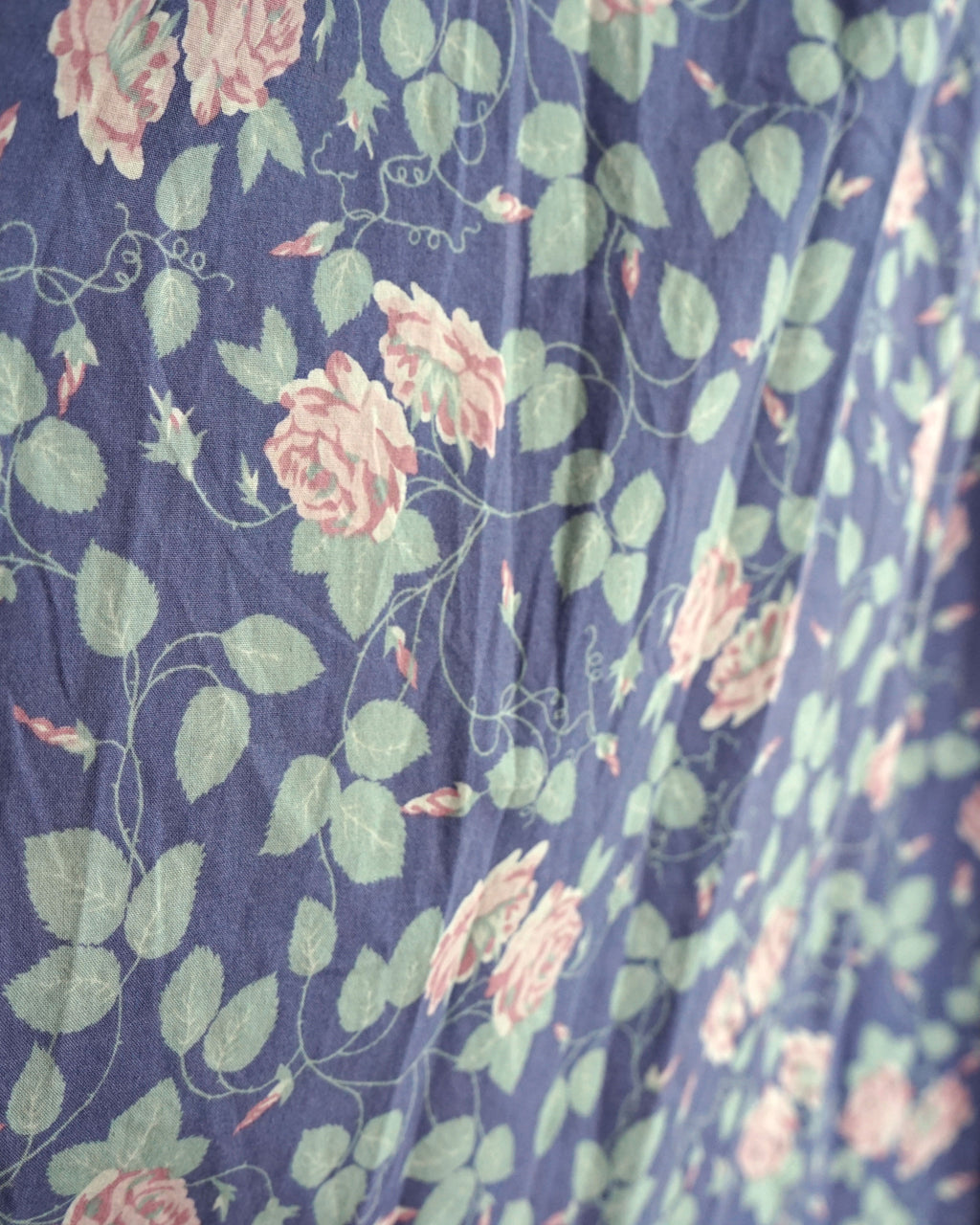 1980s Laura Ashley Climbing Roses Dress