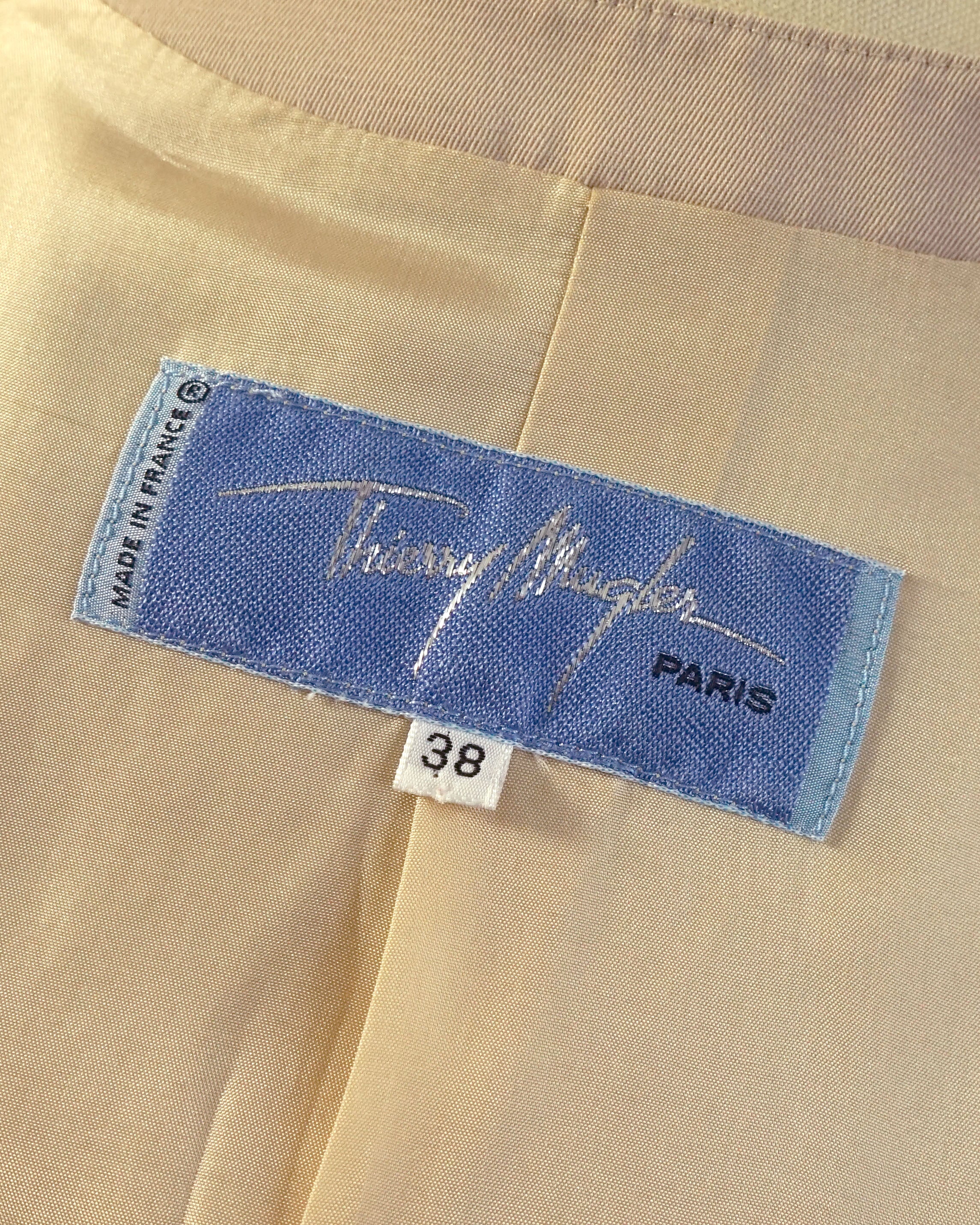 1980s Thierry Mugler Fitted Corset Blazer