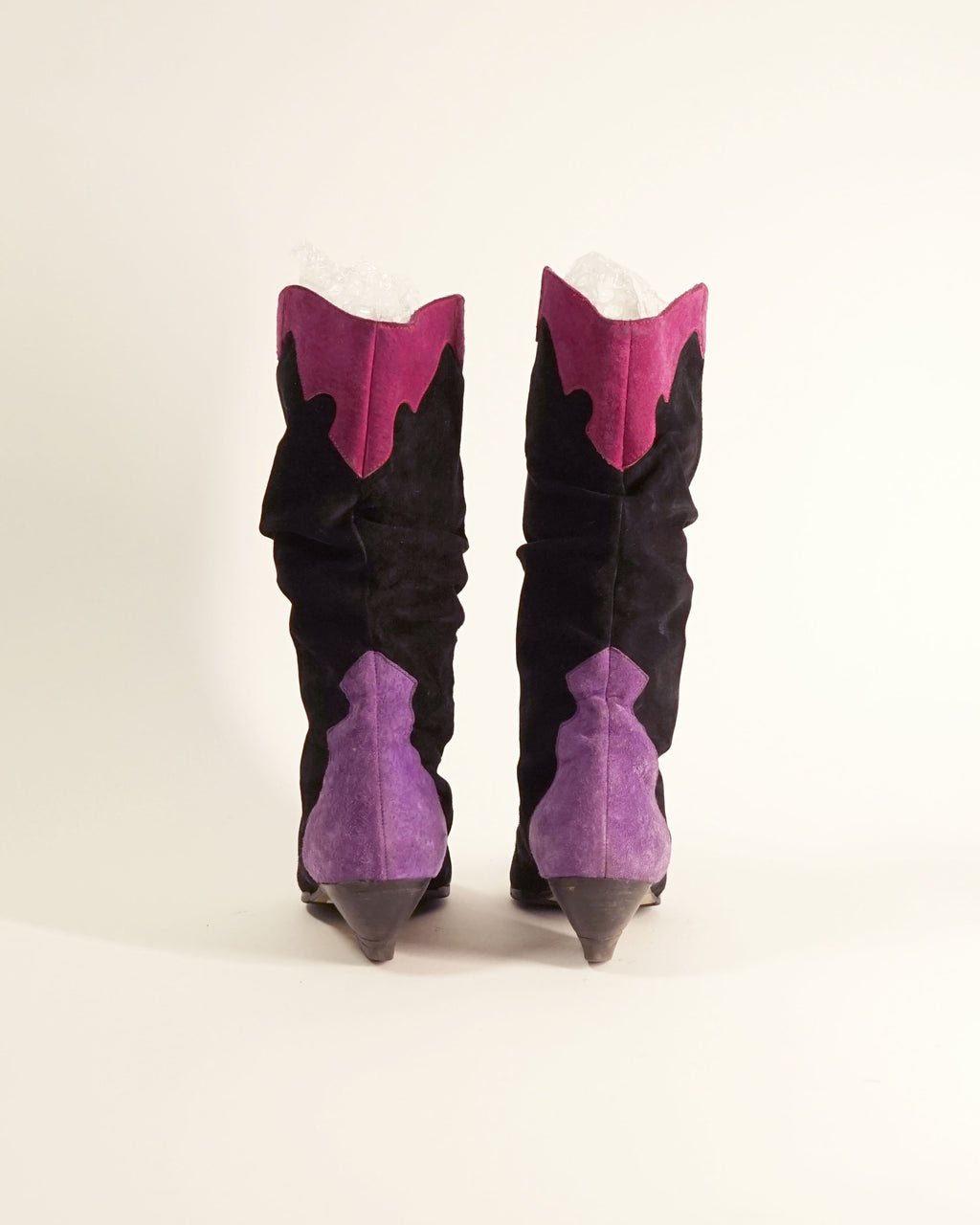 1980s Slouchy Suede Boots