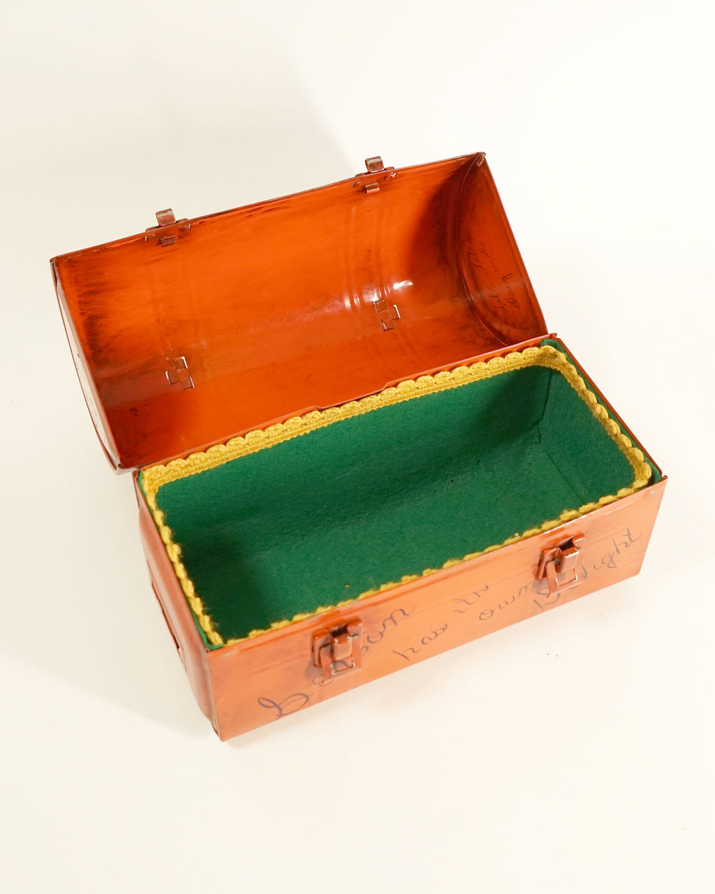 1960s Painted Lunch Box with Liner