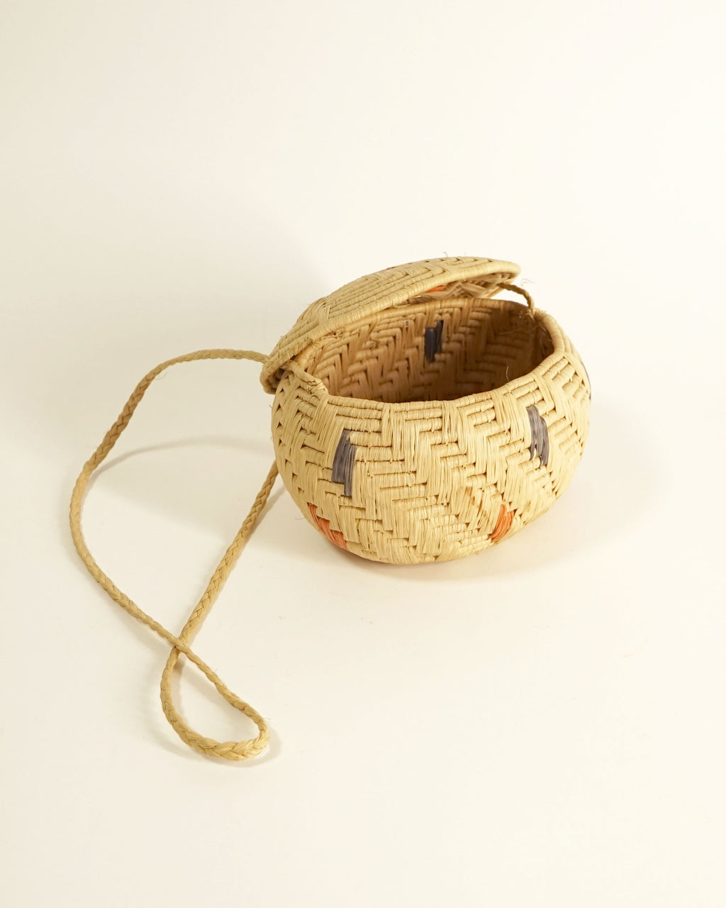 1990s Spheroid Straw Bag