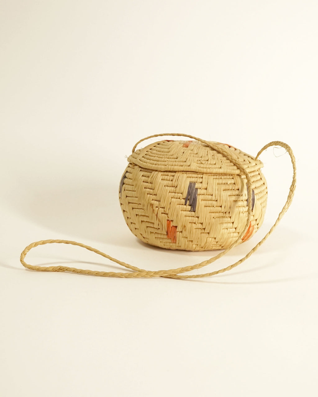 1990s Spheroid Straw Bag