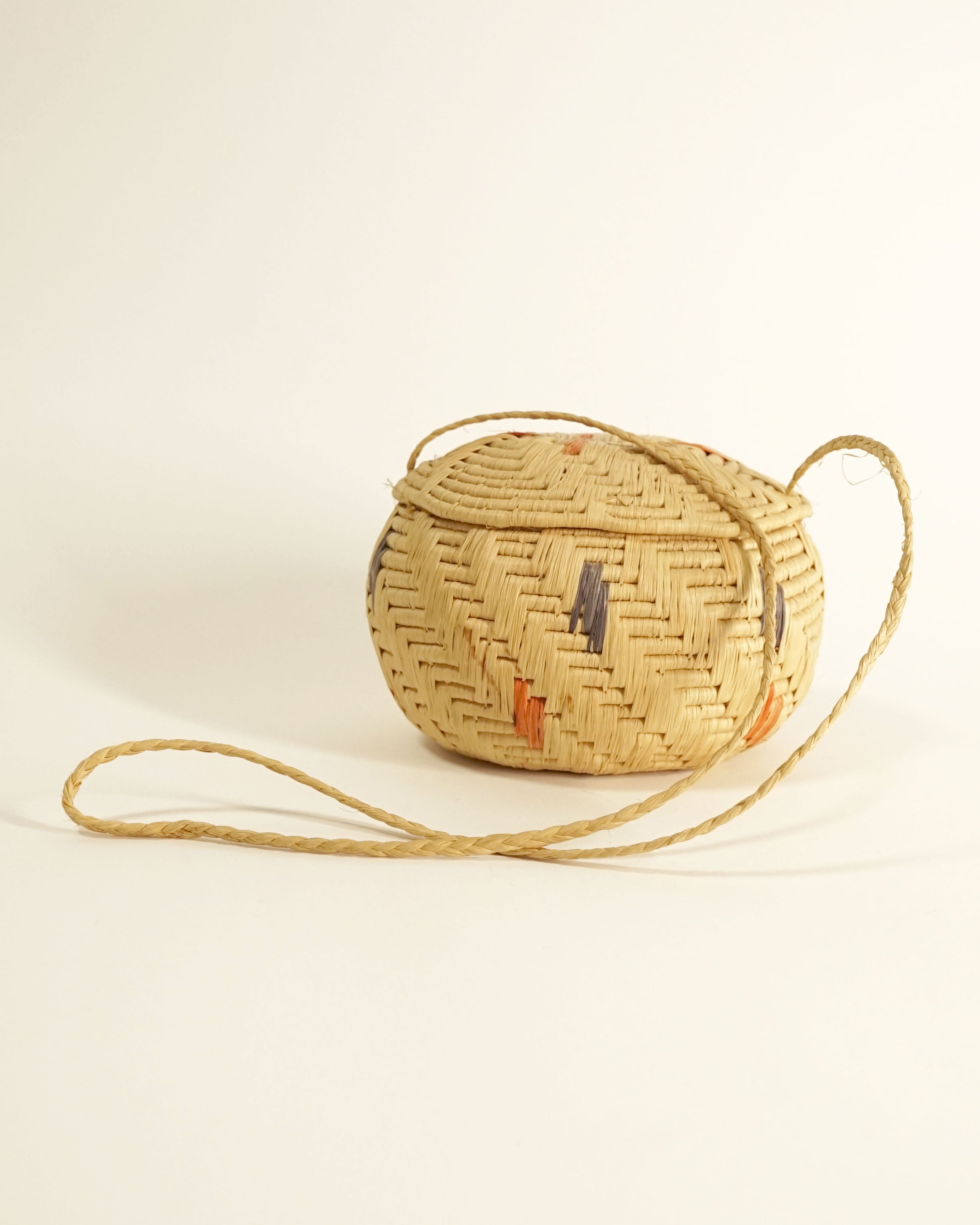 1990s Spheroid Straw Bag