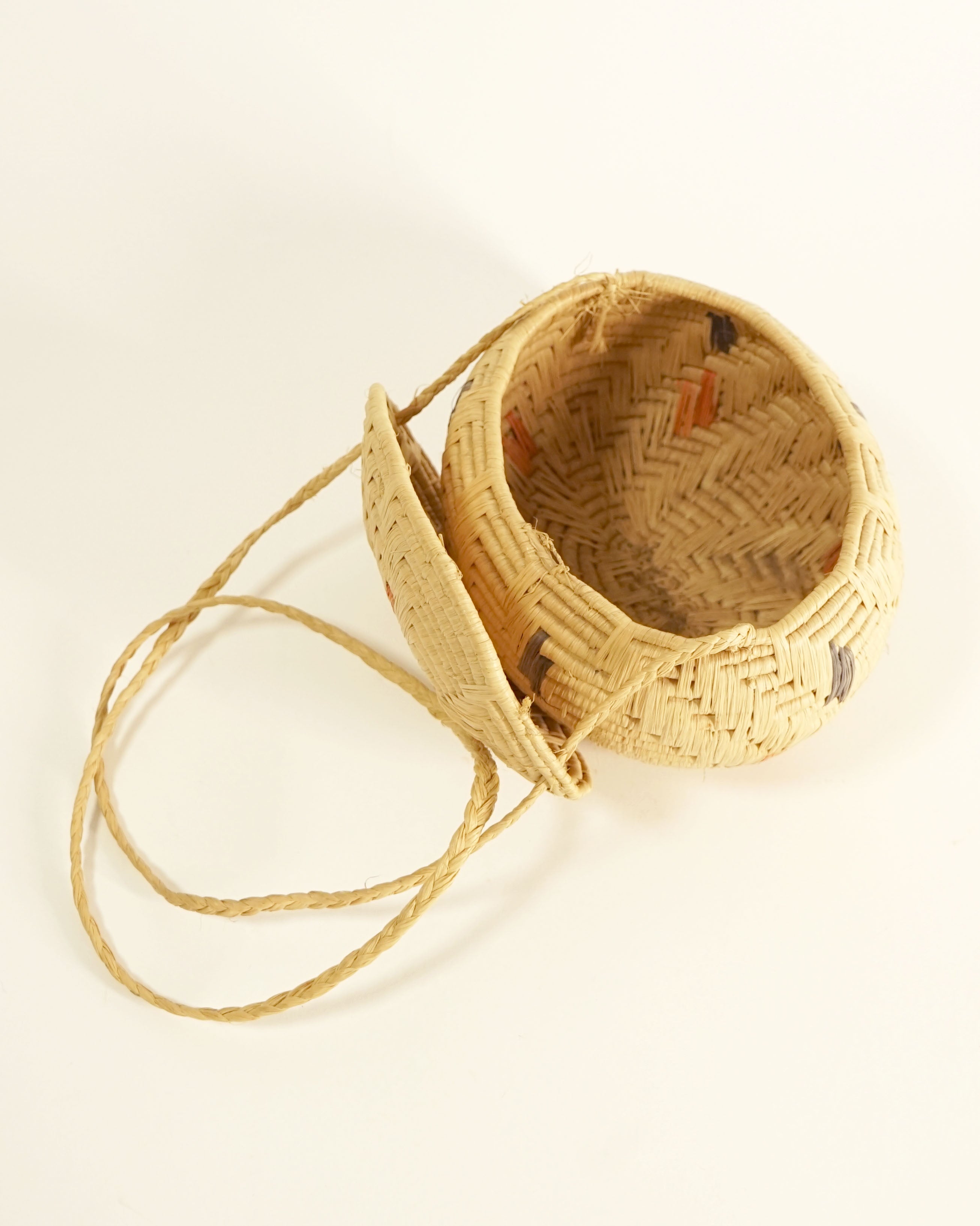 1990s Spheroid Straw Bag