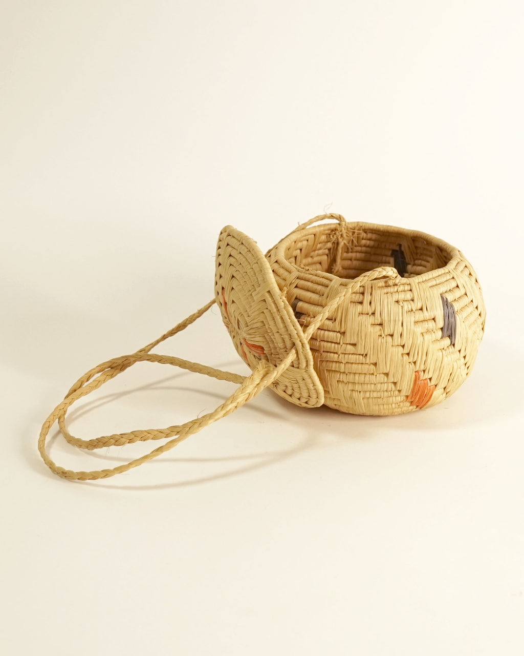 1990s Spheroid Straw Bag