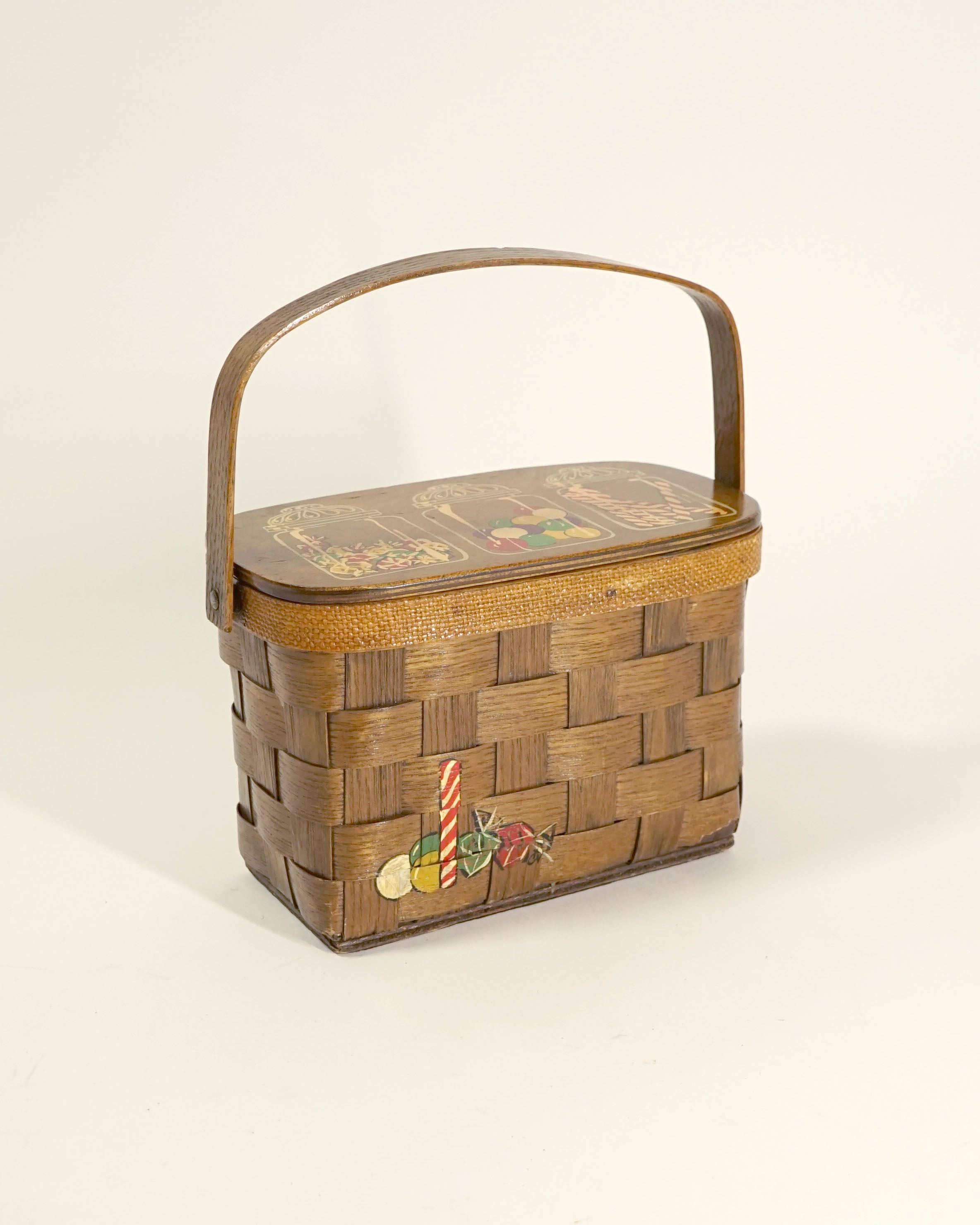 1970s "Candy" Wood Box with Handle