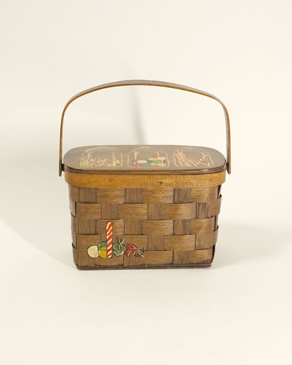 1970s "Candy" Wood Box with Handle