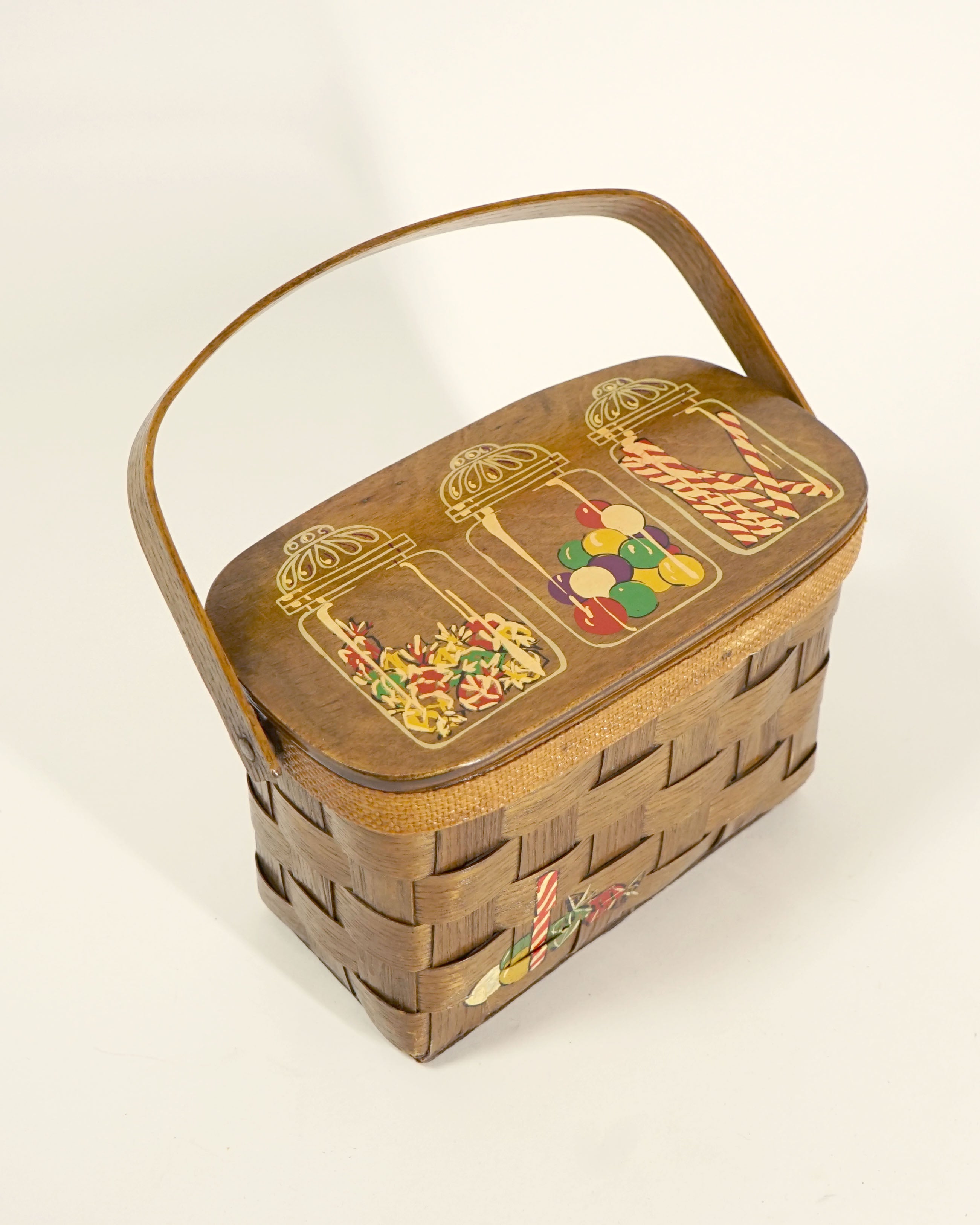 1970s "Candy" Wood Box with Handle