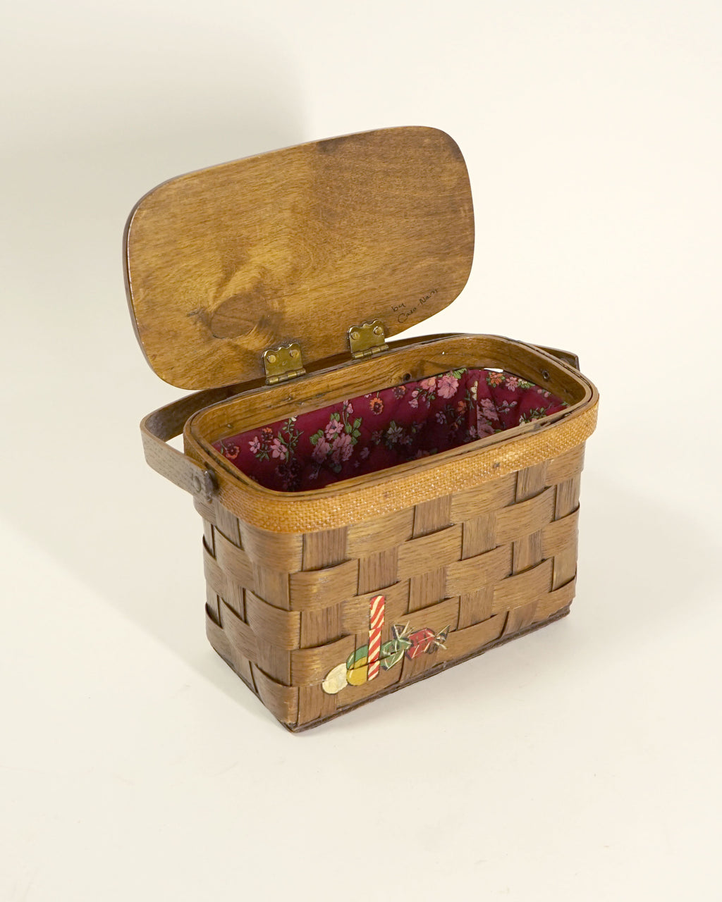 1970s "Candy" Wood Box with Handle