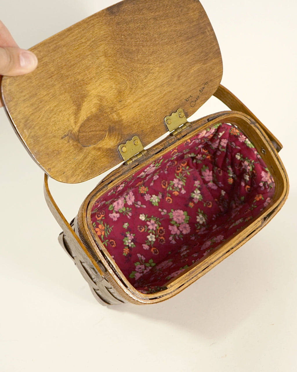 1970s "Candy" Wood Box with Handle