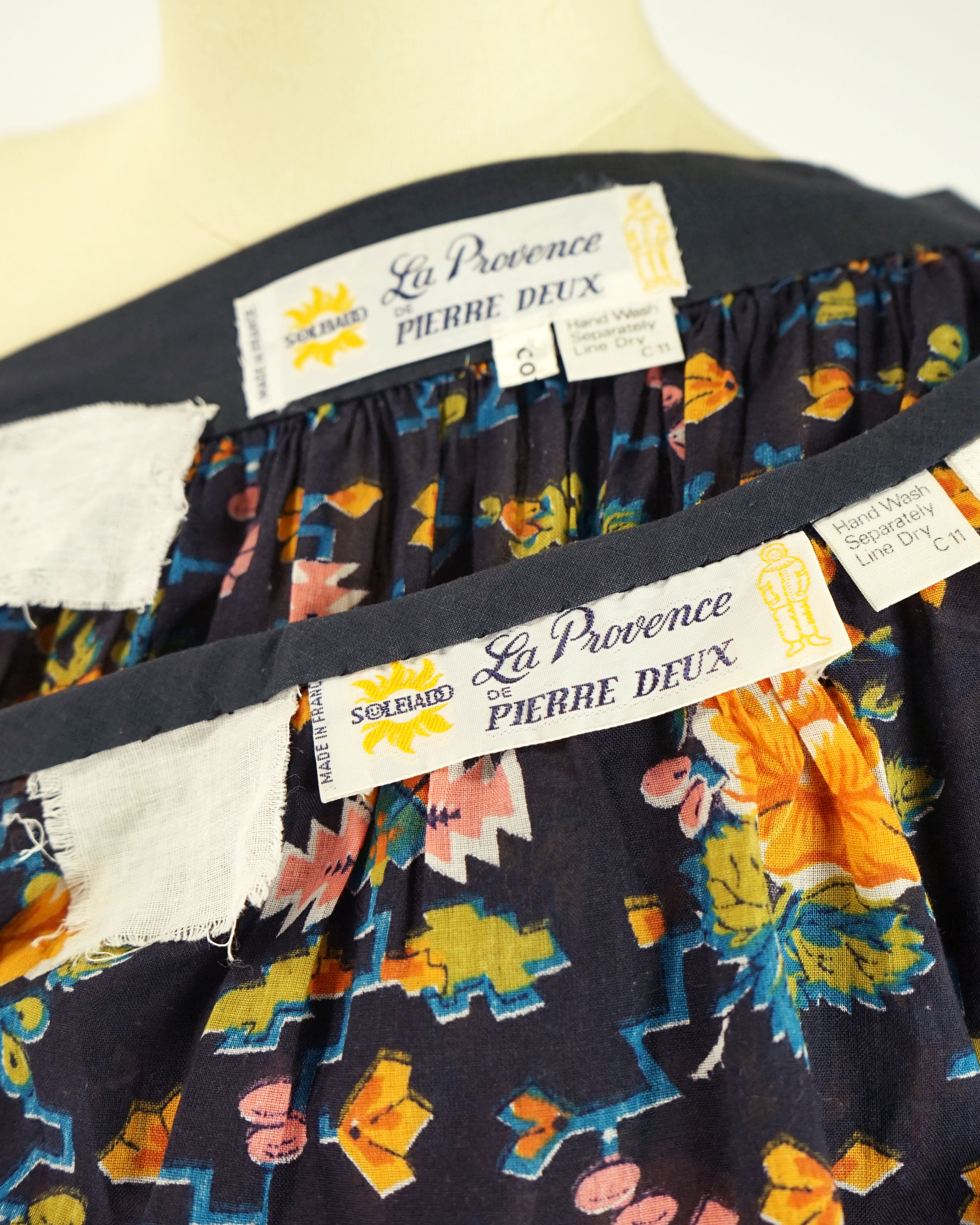 1970s Pierre Deux Souleiado Wrap Around Skirt