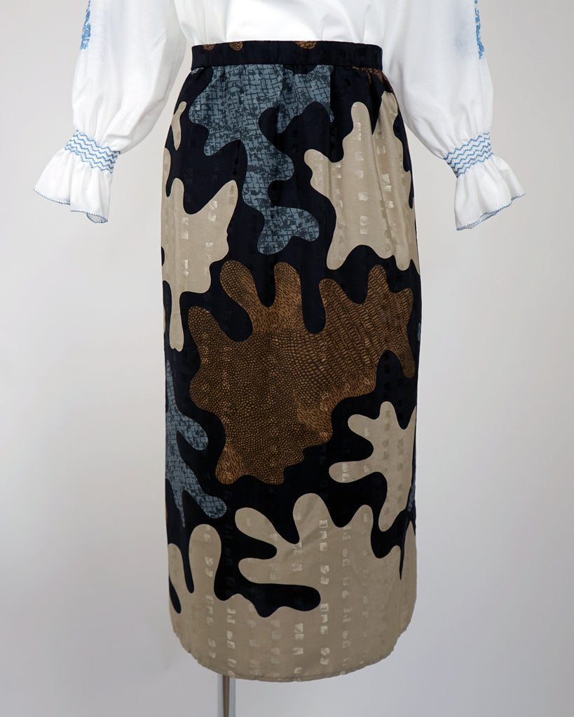 1980s Amoeba Shapes Skirt