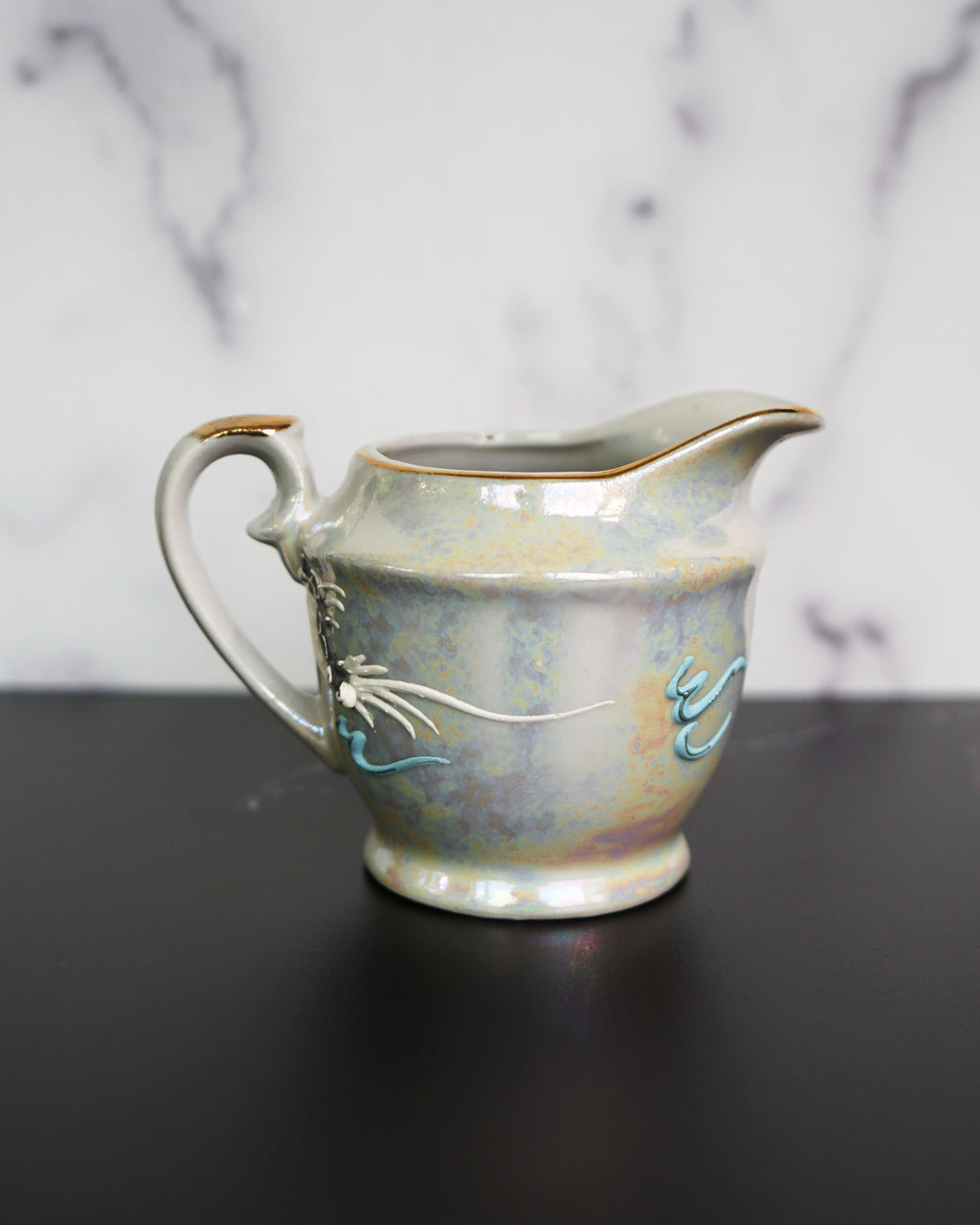 1950s Moriage Dragonware Demitasse Lithophane Tea Set