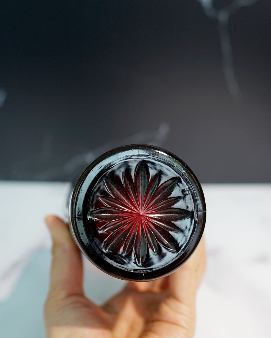 2000s J.G. Durand & Cristal D'Arques Ruby Red Tumblers - Set of Four