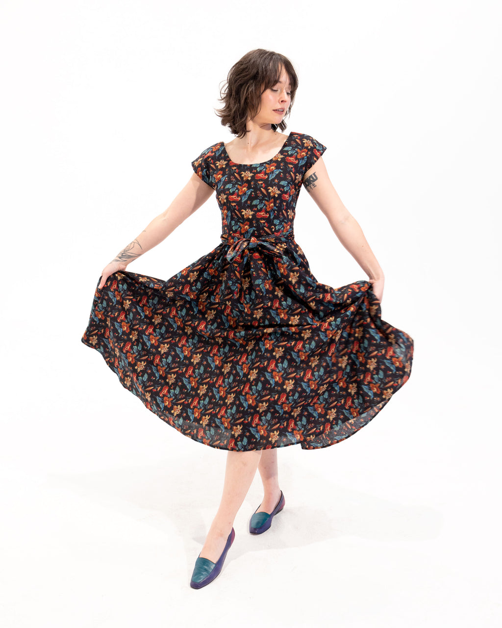 1970s Liberty Print Dress