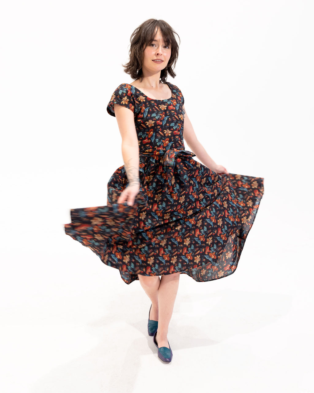 1970s Liberty Print Dress