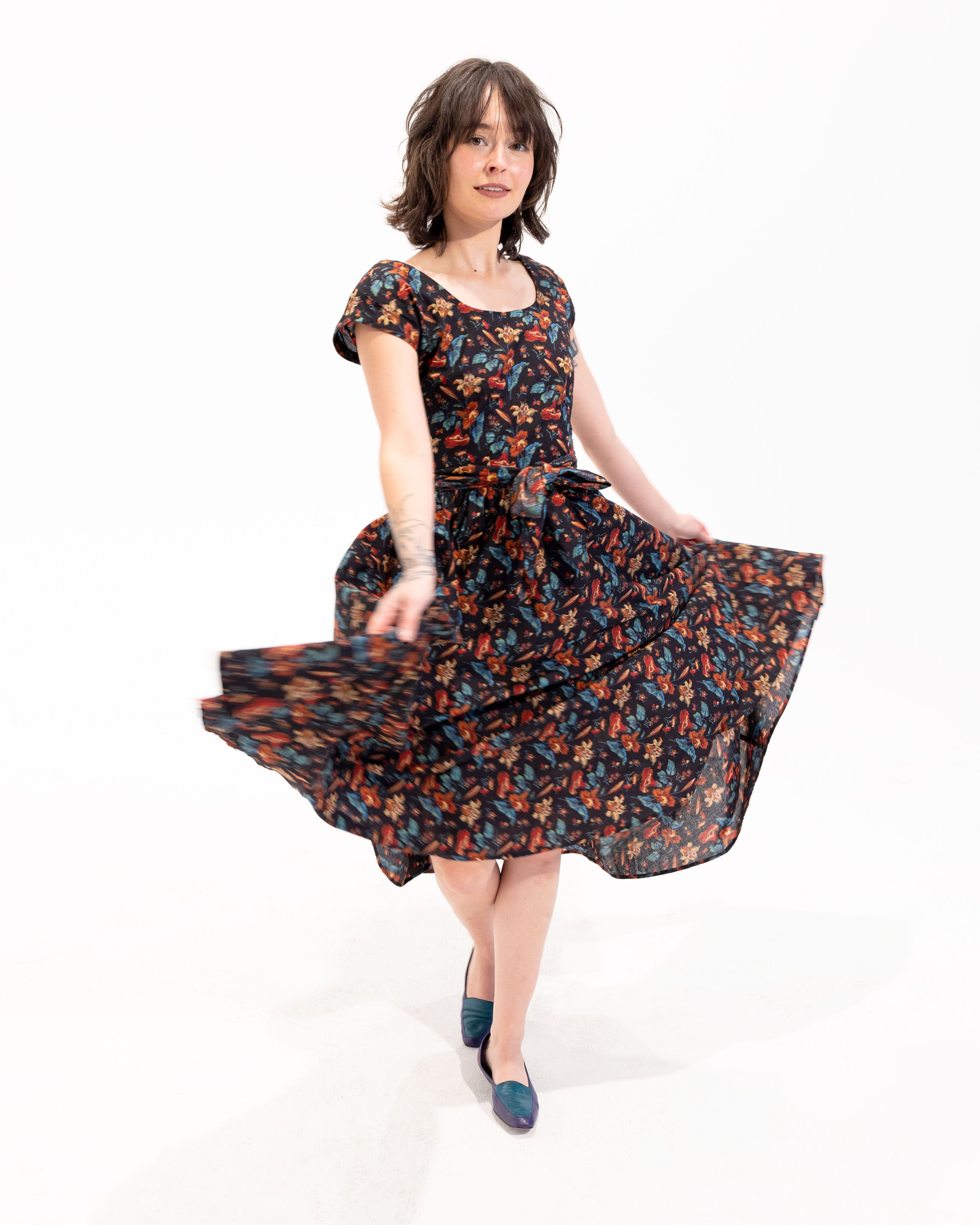 1970s Liberty Print Dress