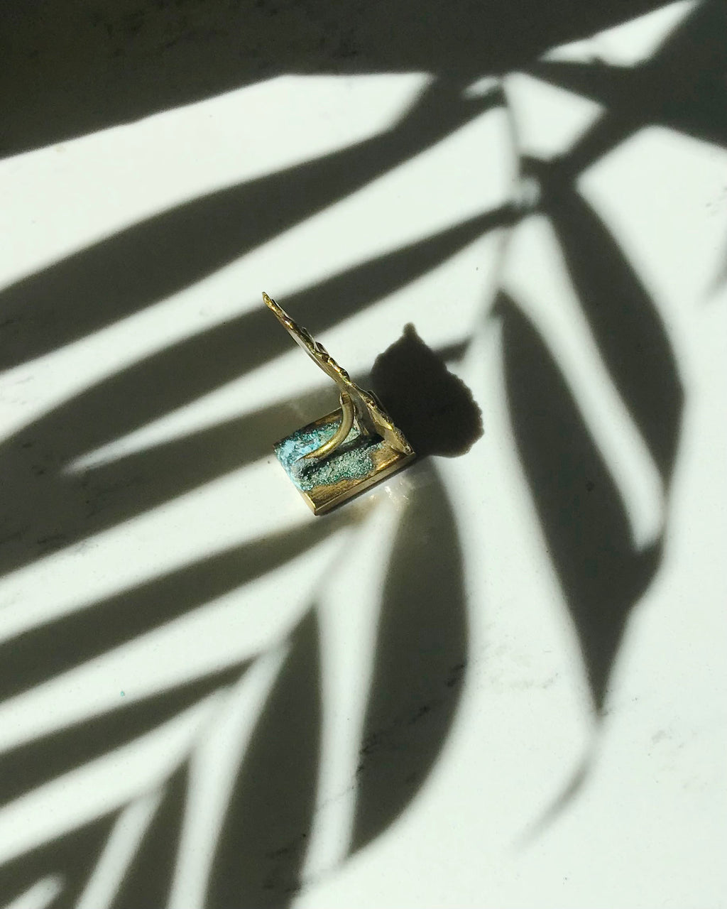 1960s Brass Place Card Holders - Set of 10