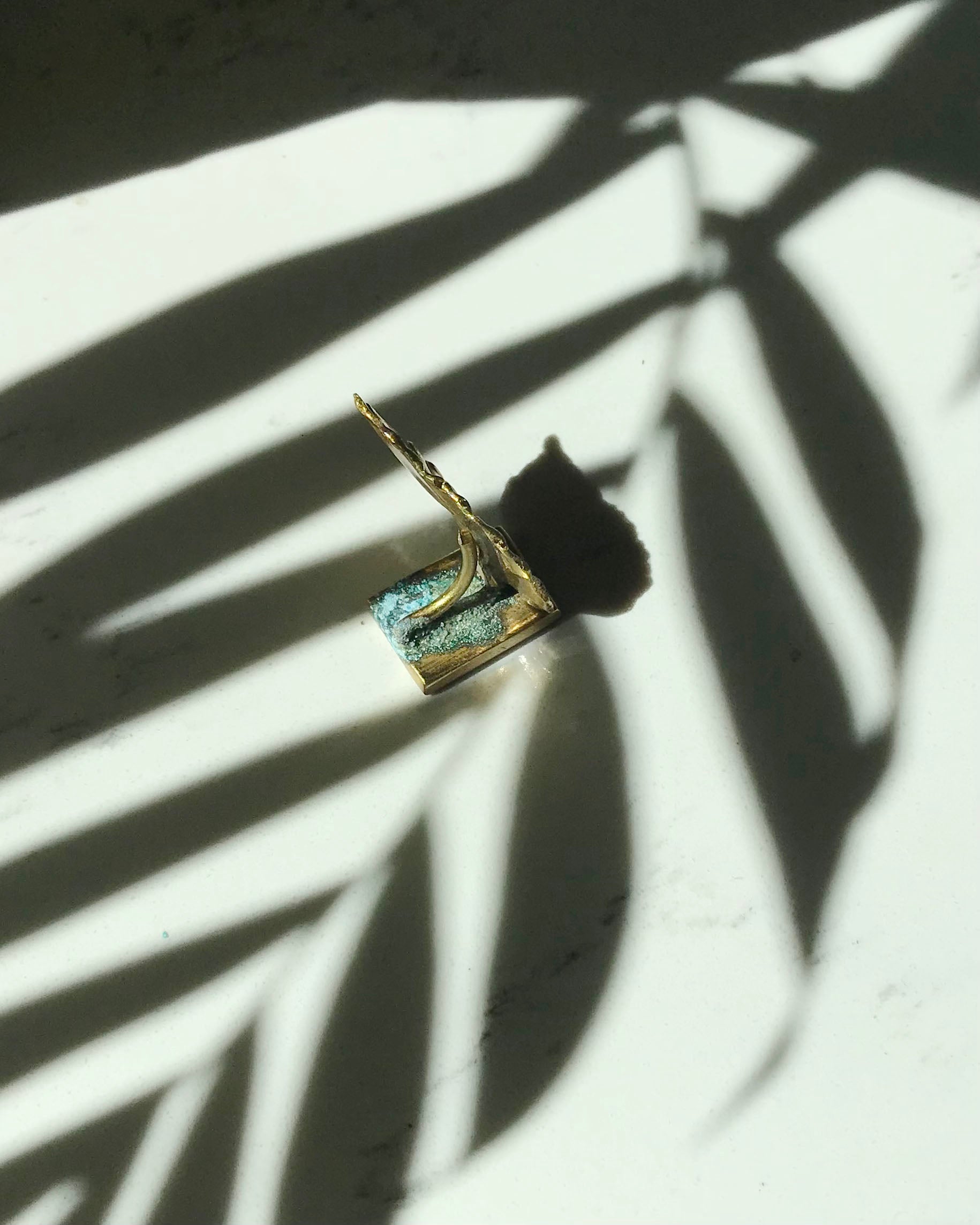 1960s Brass Place Card Holders - Set of 10